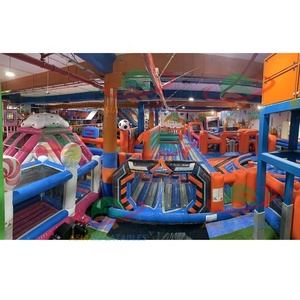 Lâu Đài Bơm Hơi Cho Trẻ Em Tấm Bạt Lò Xo Công Viên Lớn Trong Nhà Và Ngoài Trời Trượt Nhảy Sân Chơi Gia Đình - Product Image 3