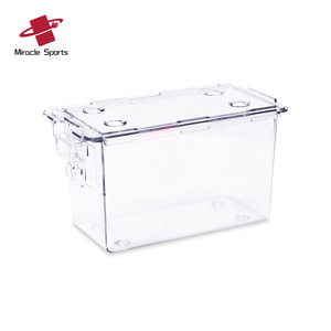 MG 8 cubiertas de caja de tarjetas transparente engrosada de plástico para naipes caja de descarte de tarjetas de desecho - Product Image 4