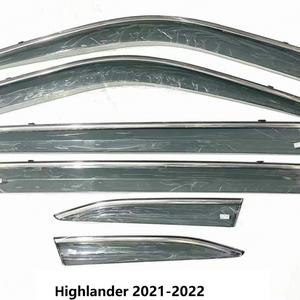 Visera para Ventana de Coche para Toyota New HIGHLANDER 2021-2023, Deflectores de Viento por Inyección, Visera de Ventilación, Accesorios para Coche - Product Image 3