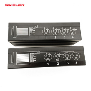 Extensor de Cable de Red <span class=keywords><strong>DMX</strong></span> RJ45 a XLR de 4 Canales, Divisor de Caja de Escenario, Contacto de Cobre Macho/Hembra, Extensor RJ45 XLR/<span class=keywords><strong>DMX</strong></span>/AES - Product Image 4