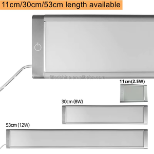 Panneau lumineux <span class=keywords><strong>LED</strong></span> <span class=keywords><strong>12V</strong></span> 24V blanc argenté 8mm fin pour <span class=keywords><strong>camping</strong></span>-<span class=keywords><strong>car</strong></span> automobile marine caravane <span class=keywords><strong>interrupteur</strong></span> tactile de gradation éclairage de plafond - Product Image 4