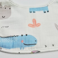 Bavoirs pour bébés unisexes en coton doux de haute qualité, imprimés avec un nouveau design personnalisé, vente en gros d'usine