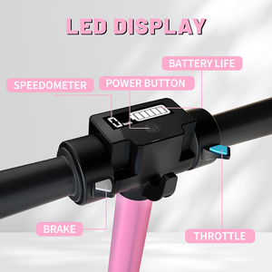 Scooter Eléctrico Plegable de 130W para Niños, Nuevo, 6.5 Pulgadas, Dos Ruedas, 14km/h, Alcance de 5-8km, UE/EE. UU./Reino Unido - Product Image 3