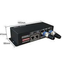 Contrôleur rgb led dmx dc 12v 24v 3A x 3 canaux, éclairage Terminal HB ce rohs smd5050 bande led rgb décodeur dmx512 contrôleur led