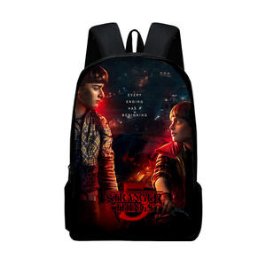 3D Cross-border New Strange Story Season 5 untuk Ransel Pelajar Berlapis Ganda dari Bahan Polyester Tahan Aus - Product Image 2