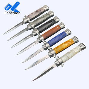 Mafia xách tay độ cứng cao 7cr14 thép AKC gấp dao cho cắm trại Chiến Thuật Sống Còn, với OEM tùy chỉnh Nylon bao bì - Product Image 1