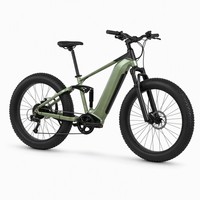 Vélo de montagne électrique 750W, suspension intégrale, transmission centrale, 9 vitesses, fourche verrouillable M370, aluminium 6061, E-MTB Rocky Hills