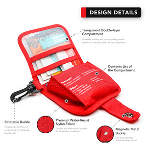 Ce ISO <span class=keywords><strong>TSA</strong></span> phê duyệt mới nhỏ nhỏ Kit Viện trợ đầu tiên 100 miếng chống nước cũng organzied túi với thể khóa - Product Image 2