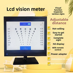 19inch <span class=keywords><strong>LCD</strong></span> tầm nhìn biểu đồ Monitor kính cửa hàng optometry thiết bị nhãn khoa cụ tầm nhìn chức năng <span class=keywords><strong>Tester</strong></span> 1 năm bảo hành - Product Image 2