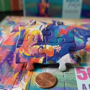 Puzzle personnalisé haut <span class=keywords><strong>de</strong></span> gamme 500 pièces, motif Cheval Fille, impression sérigraphiée, bois <span class=keywords><strong>de</strong></span> bouleau, finition <span class=keywords><strong>huile</strong></span> <span class=keywords><strong>de</strong></span> <span class=keywords><strong>lin</strong></span>, fourniture OEM, décoration murale, ensemble <span class=keywords><strong>de</strong></span> jouets - Product Image 3