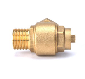 <span class=keywords><strong>Clapet</strong></span> <span class=keywords><strong>anti</strong></span>-<span class=keywords><strong>retour</strong></span> à ressort en laiton à filetage externe, montage vertical, pour plomberie domestique - Product Image 5