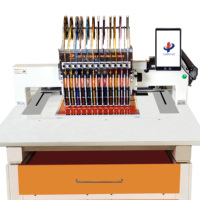 Machine à paillettes informatisée à tête unique de haute qualité SHENYUE 12 couleurs pour transfert de strass personnalisé