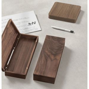 Kuzey amerikan siyah ceviz ahşap çok fonksiyonlu saklama kutusu es & çeşitli eşyalar ve ahşap eşyalar için kovaları saklama kutusu - Product Image 5