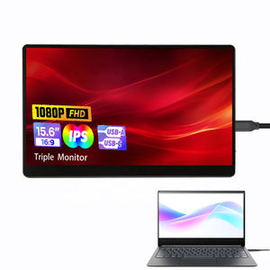 15,6 портативный монитор-ваш Портативный кинотеатр с большим экраном и Мобильная рабочая платформа с двумя динамиками - Product Image 2