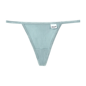Mịn bông thong cho phụ nữ thấp eo liền mạch gân đồ lót sexy t Quần lót - Product Image 5
