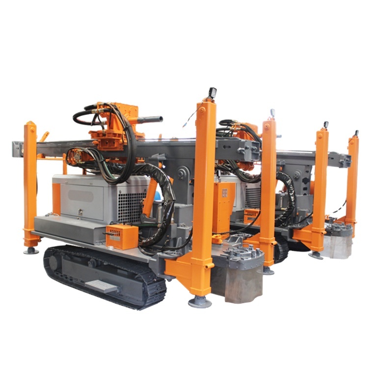 Fourrage de puits Machine APCOM 800 700 m Rotatif Chenille Montée Bien drillingrig 800m 700 m de Forage de puits d'eau plate-for
