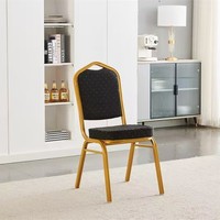 Chaises d'hôtel modernes empilables en gros à prix abordable pour banquets, fêtes, bureaux, salles à manger, entrées et parcs