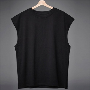 เสื้อกล้ามถักนิตติ้งผ้าฝ้าย 100% สำหรับผู้ชาย ไซส์พลัส แห้งเร็ว สไตล์ไฮสตรีท สีตามสั่ง ปรับแต่งได้ - Product Image 4