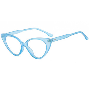 Cat Eye Full Rim Optical Eyewear Brown <b>Polycarbonate</b> Lenses Women's Fashion <b>Glasses</b> Medium Frame Size - Product Image 4