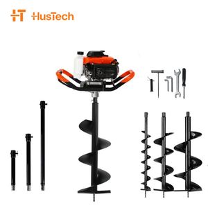 High-Power 63cc Industriële Kwaliteit Handheld Benzine Ponsmachine Diy Landbouwboor Digger Grasland Stapel Elektrische Aarde Vijzels - Product Image 3