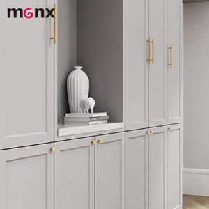 Luxury Modern Aluminum Alloy Gold <strong>Black</strong> Kitchen Dresser Bedroom Furniture Wardrobe Drawer Cabinet Handle <strong>Knob</strong> - Product Image 5