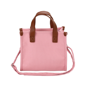 Bolso Tote de Lona Verde Menta 2 en 1 con Cremallera, Bolso de Hombro y Bandolera para Viajes Diarios - Product Image 2
