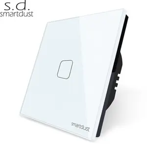 Smartdust 1gang 1 weg smart home control touch screen smart licht touch modul schalter buchse