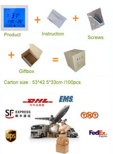 Regulador de temperatura del termostato de calefacción de caldera de gas programable semanal blanco para sistemas de calefacción de suelo - Product Image 6