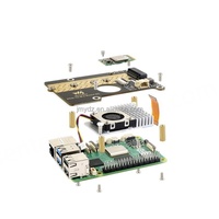 Carte d'extension Raspberry Pi 5 PCIe vers interface M.2 pour disque SSD, transfert haute vitesse NVMe 8 Gbit/s