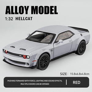 1: 32 hellcat พลังงานกลับเสียงและการจำลองแสงรวมโมเดลรถสปอร์ตสีทองโมเดลเด็กผู้ชายจี้ของเล่นรถของเล่นโลหะผสม - Product Image 3