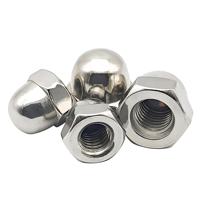 Écrou en acier inoxydable 304, écrou à tête hexagonale DIN1587, écrou à tête bombée M3 M24, écrou décoratif