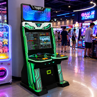 Machine d'arcade commerciale verticale de jeu de combat à monnayeur pour 2 joueurs
