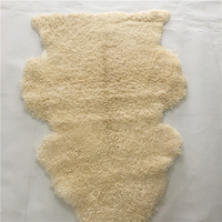 Peau d'agneau en cuir véritable peau de mouton naturelle