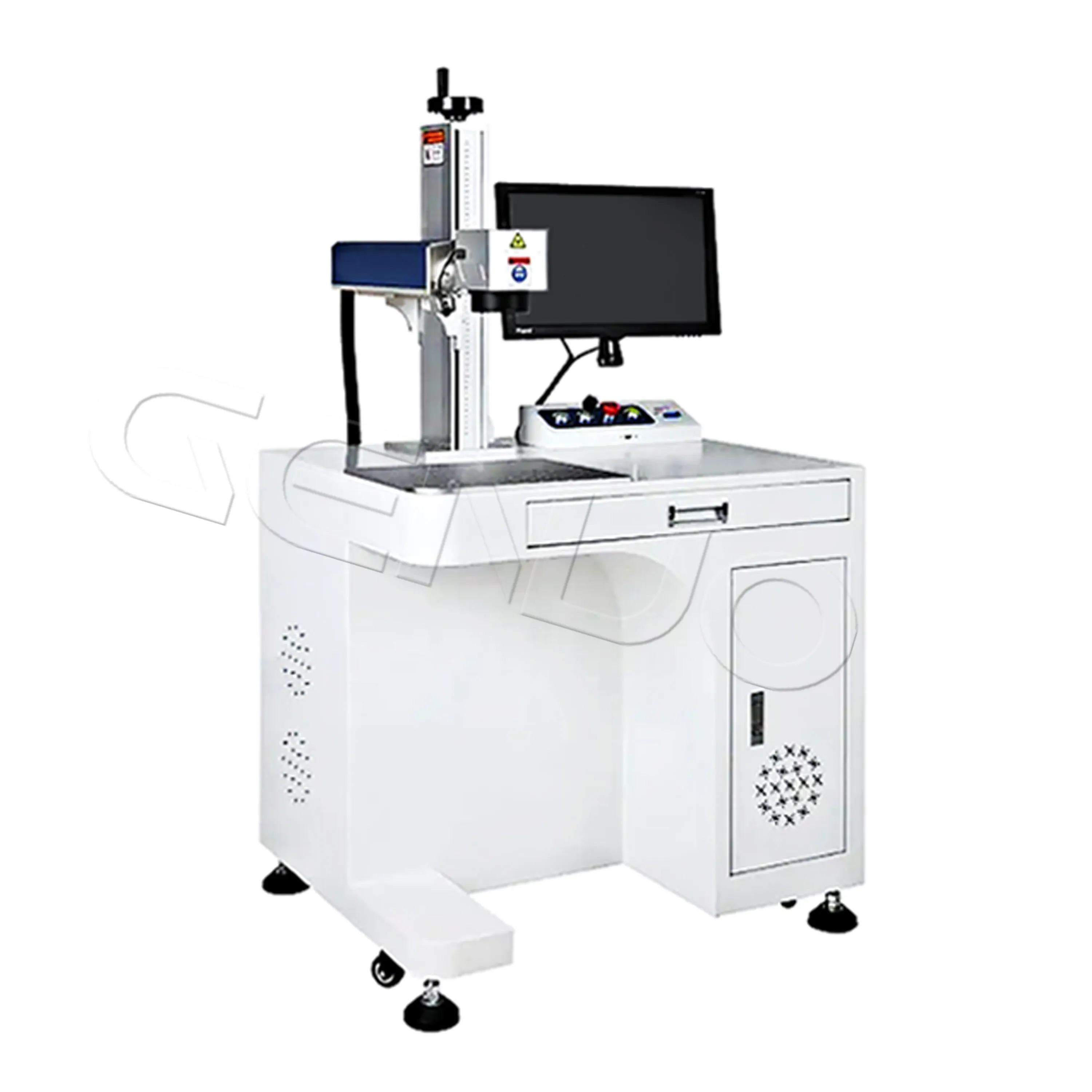 100w fiber laser marking machine small factory price 20w 30w 50w laser marking for metal sheet