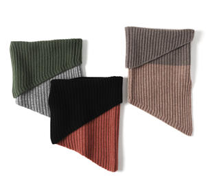 Pashmina ผ้าพันคอแคชเมียร์สำหรับผู้หญิง, ผ้าพันคอ100% ปก snood <span class=keywords><strong>Rib</strong></span> สี่เหลี่ยมด้านขนาน - Product Image 5