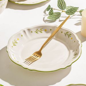 Classic Style Porcelain Dinnerware <b>Sets</b> Customizable Color Logo Dishwasher <b>Microwave</b> Safe Home Use Competitive Pricing - Product Image 3