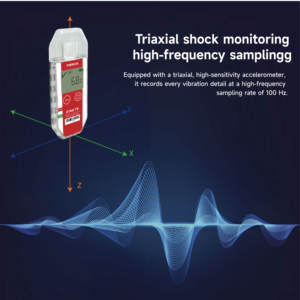 Registrador de Dados de Choque e Temperatura ZTAG-TS com Proteção IP54 para Logística Global de Frete Marítimo e Aéreo - Product Image 3