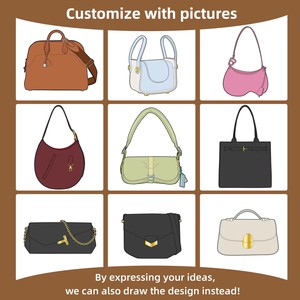Borse da Donna di Lusso in Vera Pelle, Nuova Collezione 2026, Design Chic, Vendita all'Ingrosso Personalizzata - Product Image 2