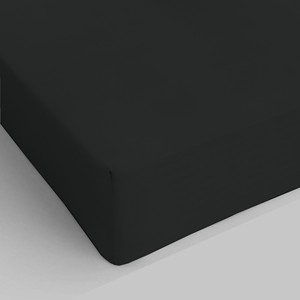 Elegant Stylish 100% <b>Black</b> Cotton Bed Sheet <b>Set</b> with Quality Guarantee Includes Pillowcase & <b>Duvet</b> Cover Germ Protection - Product Image 3