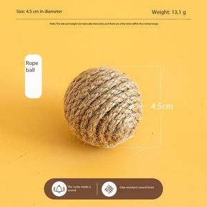 ของเล่นแมวแบบโต้ตอบของเล่นสำหรับสัตว์เลี้ยงทำจากธรรมชาติน่ารักและทนทาน - Product Image 6