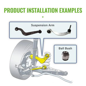 Nuevo buje de brazo de Control trasero superior para Toyota Mitsubishi <span class=keywords><strong>Renault</strong></span> para sistema de suspensión Lancer Altima Sunny Accent - Product Image 4