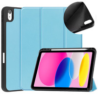 Nouvelle coque pour iPad 2025 compatible iPad Air 13, iPad 10.2 pouces, iPad Pro 11, avec fonction veille/réveil automatique, emplacement pour stylet et protection robuste