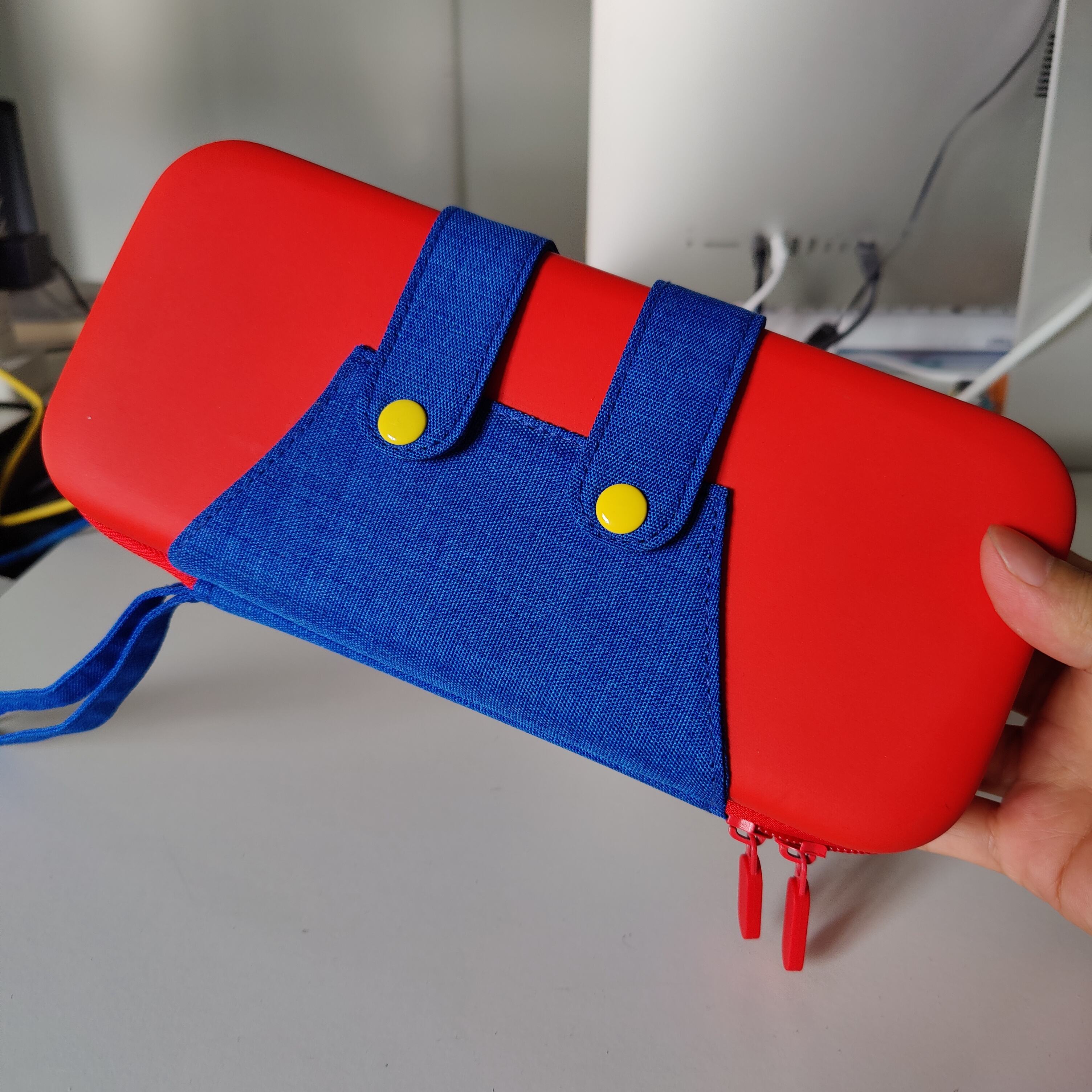 Qualité de luxe à fermeture éclair rouge