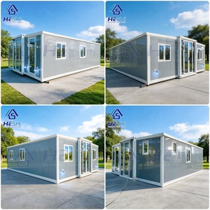 Casa Contenedor Prefabricada Expandible de 40 y 20 Pies, Venta al por Mayor, 1, 2, 3, 4, 5 Dormitorios, Moderna, Precio Económico, Casa Modular Tipo Cabaña - Product Image 2