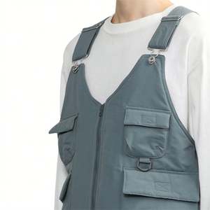 Nueva llegada de diseño personalizado sin mangas múltiples bolsillos primavera hombres acolchado utilidad chaleco chaqueta - Product Image 5