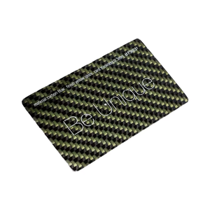 Brand New High Quality NFC Membership Card Carbon Fiber Real <b>Plastic</b> with Screen <b>Printing</b> - Product Image 3