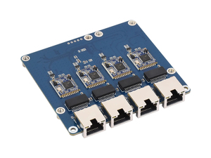 Carte Waveshare PCIe vers 4 ports Gigabit / 2.5G ETH (B) pour Raspberry Pi 5, compatible Raspberry Pi OS, sans pilote, Plug and Play K677 - Product Image 6