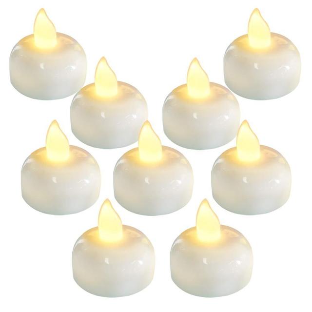 Newish Party Holiday Home Decor Waterproof Tea Lights Electrical Mini Floating Led Candles in Water