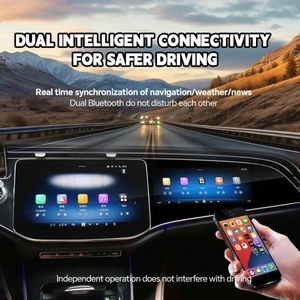 Reproductor Multimedia de Video para Co-Piloto, Android 13, Radio Estéreo para Auto, Carplay, GPS, Navegación, Bluetooth, para BENZ Clase E E260 E300 W214 2024 - Product Image 4
