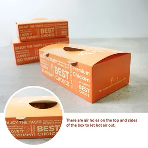 Tragbare Fast-Food-Verpackungs boxen Neues Design Brathähnchen-Box-Verpackung zum Mitnehmen